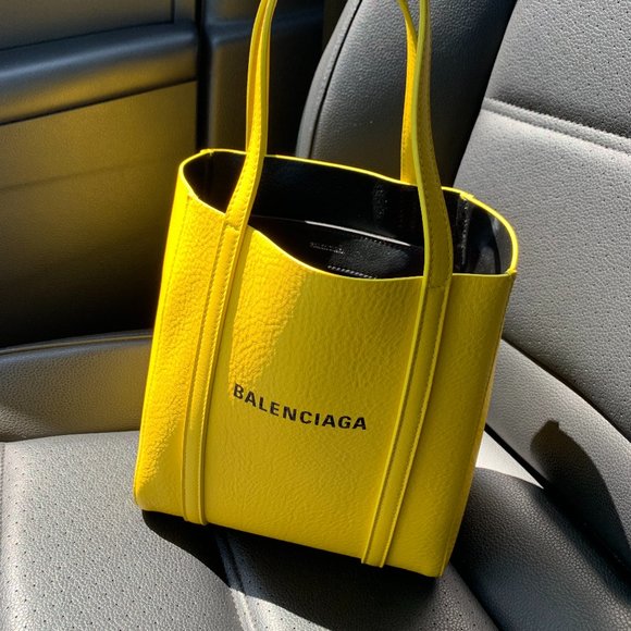 Yellow Balenciaga Everyday xxs Tote - Picture 3 of 8